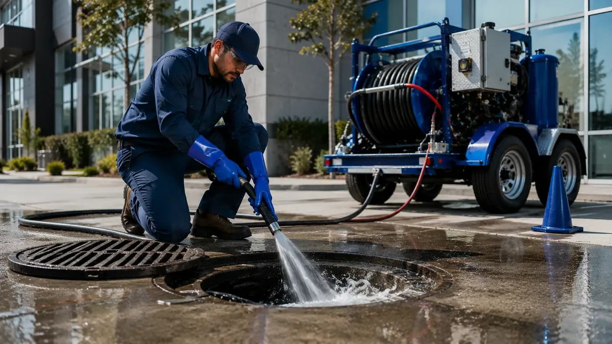 Commercial Hydro Jet Drain Cleaning in Goleta