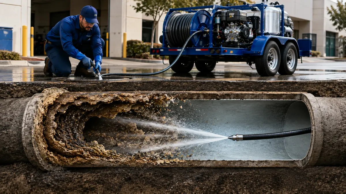 Sewer Pipe Descaling in Goleta